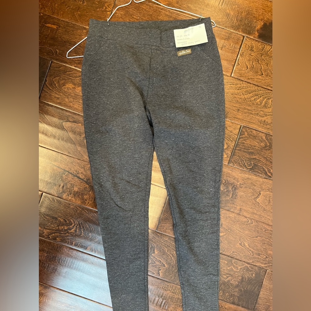 Matilda Jane Sandy pants, gray glitter, size medium